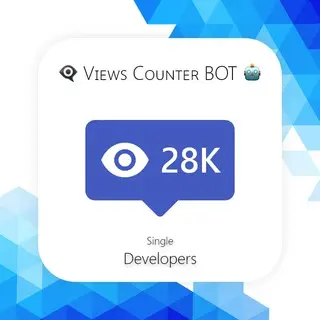 👁🗨 Views Counter BOT 🤖 avatar